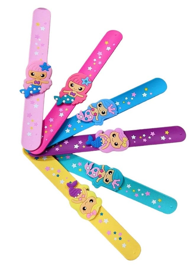 PARTISH Kids Wrist Band for Boys and Girls Pack of 6 Pcs l Silicone Slap Bracelets Bands, Birthday Return Gifts, Party Theme For Kids - Image 1